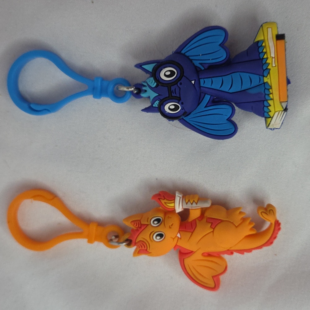 American Heart Association Kids Heart Challenge Key Chains Dragons